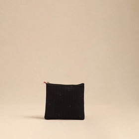 Black - handmade cotton utility pouches (set of 3) 14