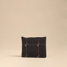 Black - handmade cotton utility pouches (set of 3) 19