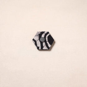 Handmade fabart jute magnet 11 - handcrafted