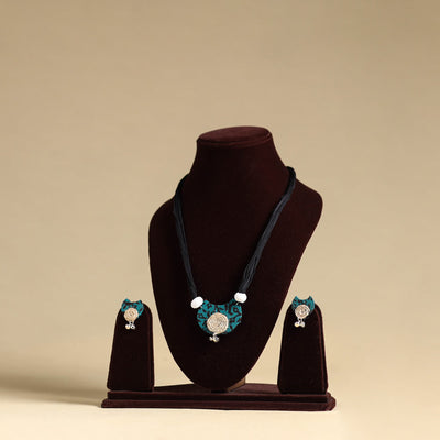  Handmade Fabart Jute Necklace Set