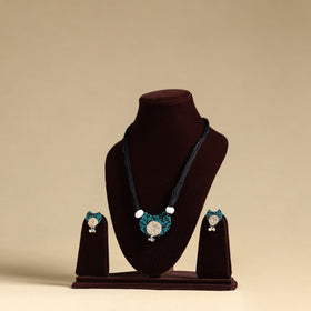  Handmade Fabart Jute Necklace Set