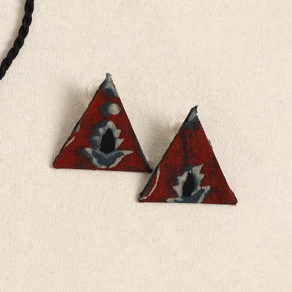 Black - handmade fabart necklace set 22 - handcrafted