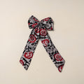 Black Handmade Fabric Bow Hair Clip