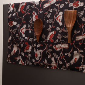 Handmade fridge top cover with multiple pockets 02