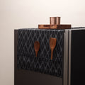 Handmade fridge top cover with multiple pockets 08