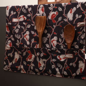 Handmade fridge top cover with multiple pockets 09