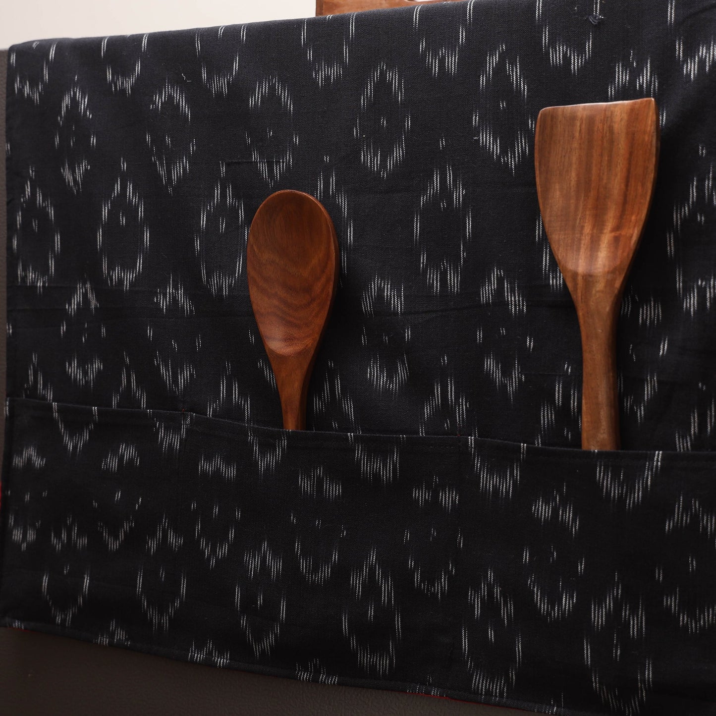 Handmade fridge top cover with multiple pockets 10