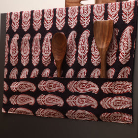 Handmade fridge top cover with multiple pockets 101