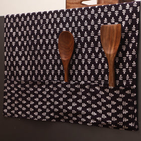 Handmade fridge top cover with multiple pockets 110