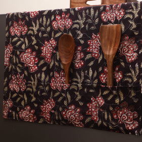 Handmade fridge top cover with multiple pockets 132