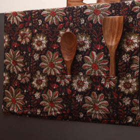 Handmade fridge top cover with multiple pockets 133