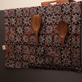 Handmade fridge top cover with multiple pockets 22