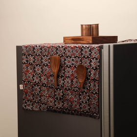 Handmade fridge top cover with multiple pockets 22