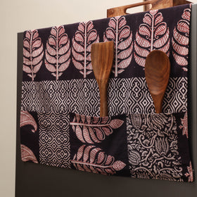 Handmade fridge top cover with multiple pockets 23