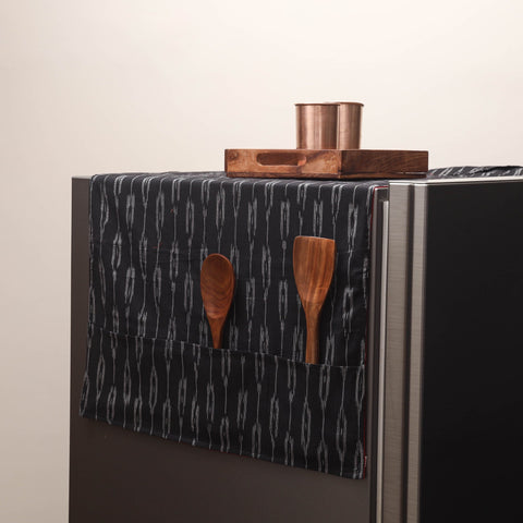 Handmade fridge top cover with multiple pockets 24