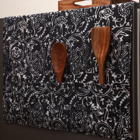 Handmade fridge top cover with multiple pockets 27