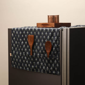 Handmade fridge top cover with multiple pockets 29