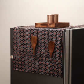 Handmade fridge top cover with multiple pockets 31