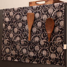 Handmade fridge top cover with multiple pockets 35