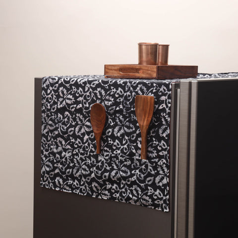 Handmade fridge top cover with multiple pockets 57