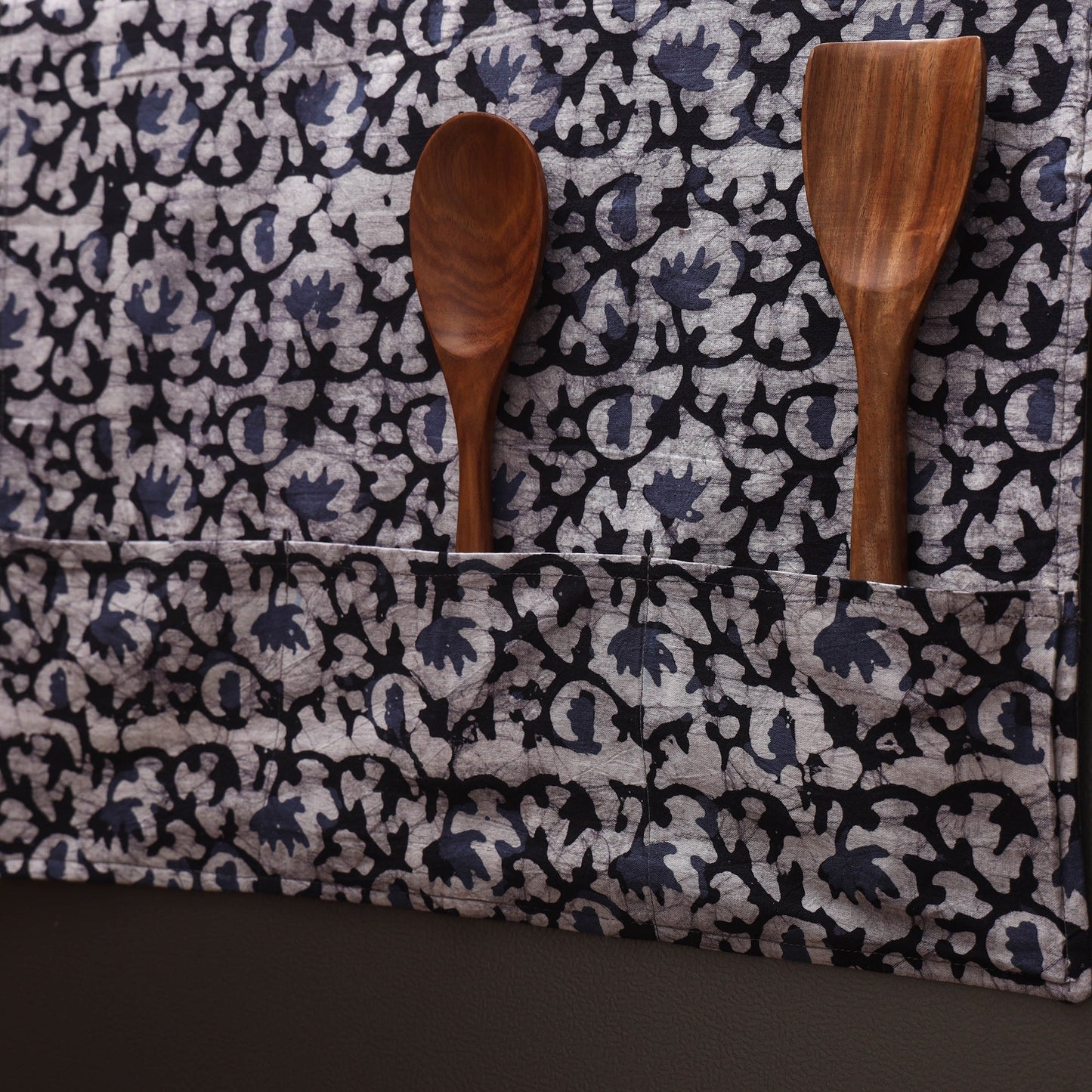 Handmade fridge top cover with multiple pockets 60