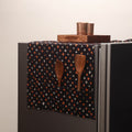 Handmade fridge top cover with multiple pockets 74