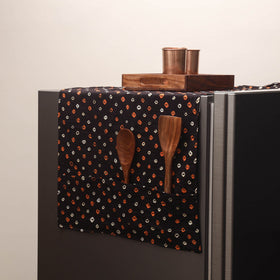 Handmade fridge top cover with multiple pockets 74