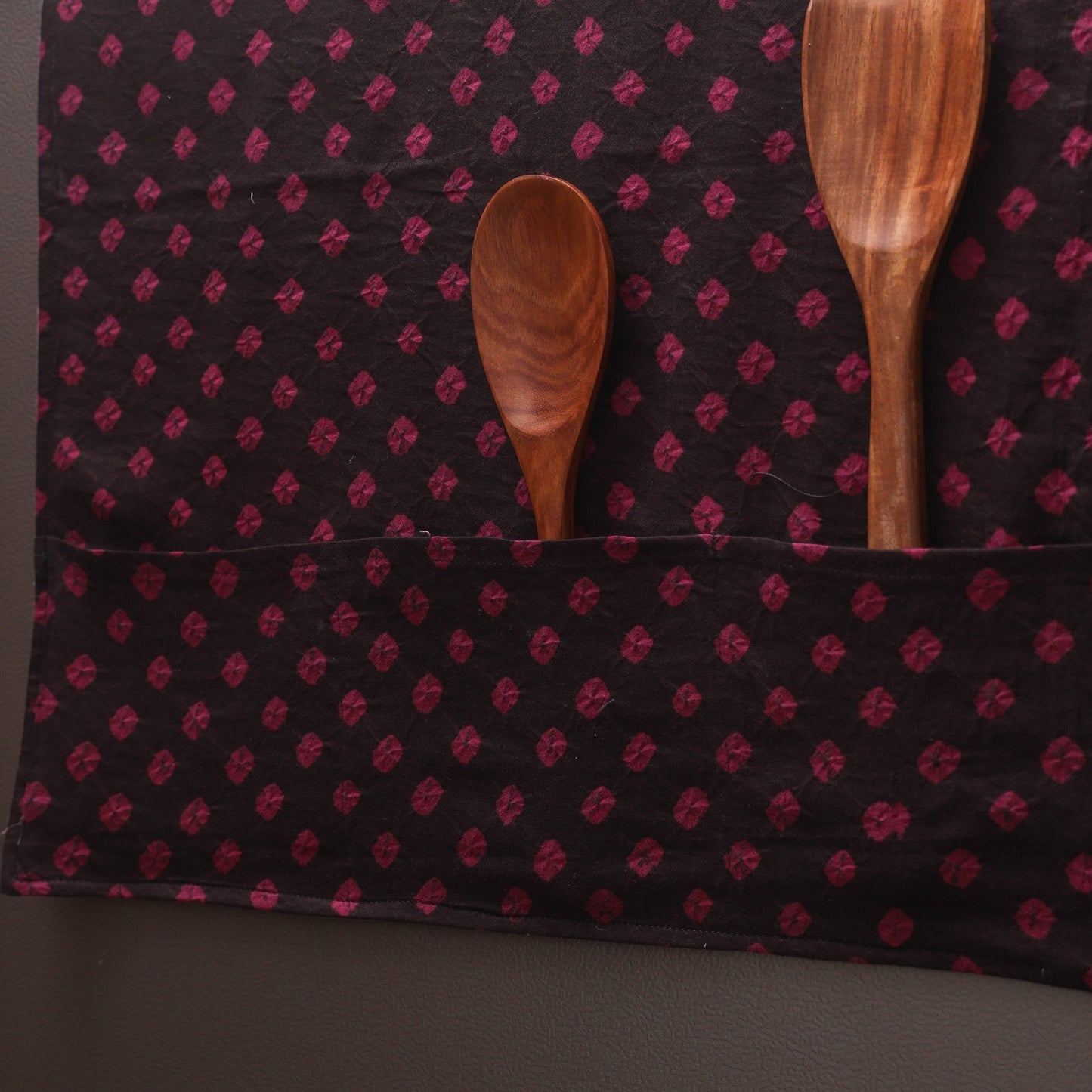 Handmade fridge top cover with multiple pockets 82