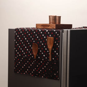 Handmade fridge top cover with multiple pockets 93