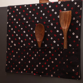 Handmade fridge top cover with multiple pockets 93