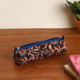  Black  Handmade Quilted Cotton Pencil Pouch