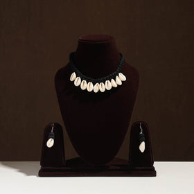 Handmade Thread Braided Shell Necklace Set 15