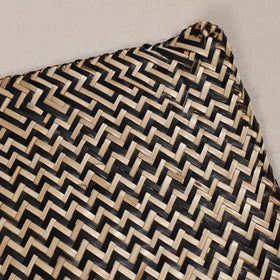 Black Handmade Water Hyacinth Placemat from Assam (20 x 13 in)