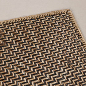  Handmade Water Hyacinth Placemat with Border from Assam (18 x 13 in) 