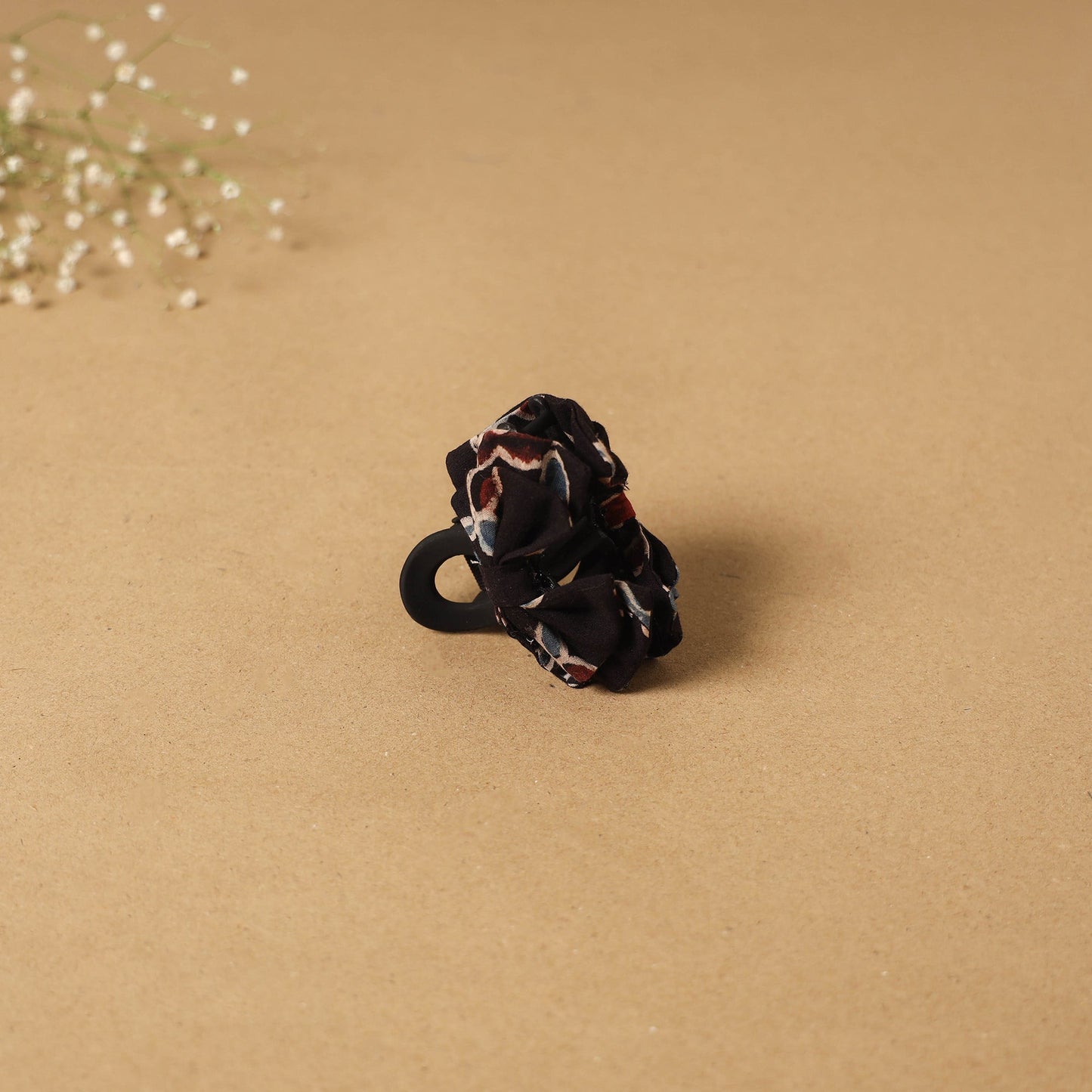 Black - handmade women’s bow hair claw clip 71 - handcrafted