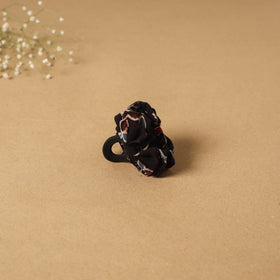 Black - handmade women’s bow hair claw clip 71 - handcrafted