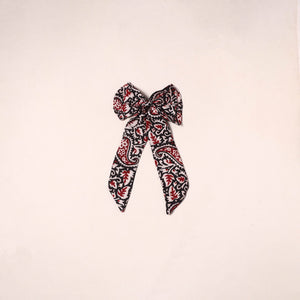 Handmade women’s bow hair clip 37 - handcrafted
