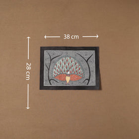 Handpainted madhubani painting by hira devi (11 x 15 in)