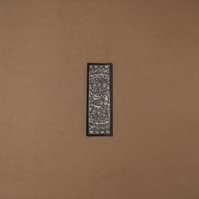 Handpainted madhubani painting by hira devi (11 x 3 in) 85