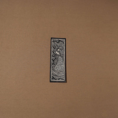 Handpainted madhubani painting by hira devi (11 x 3 in) 88