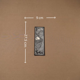 Handpainted madhubani painting by hira devi (11 x 3 in) 89