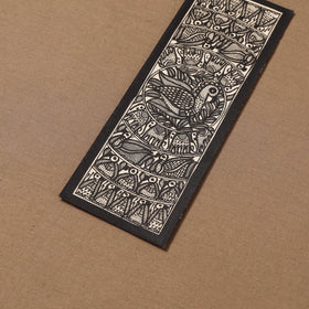 Handpainted madhubani painting by hira devi (11 x 3 in) 96