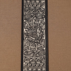 Handpainted madhubani painting by hira devi (11 x 3 in) 96