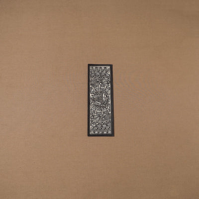 Handpainted madhubani painting by hira devi (11 x 3 in) 96