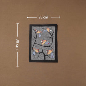 Handpainted madhubani painting by hira devi (15 x 11 in)