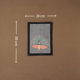 Handpainted madhubani painting by hira devi (15 x 11 in)