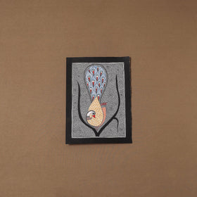 Handpainted madhubani painting by hira devi (15 x 11 in)