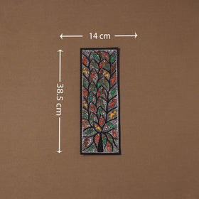 Handpainted madhubani painting by hira devi (15 x 5 in) 54