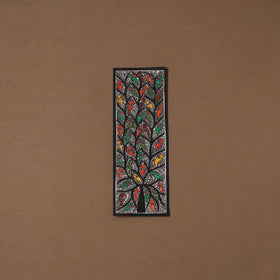 Handpainted madhubani painting by hira devi (15 x 5 in) 54