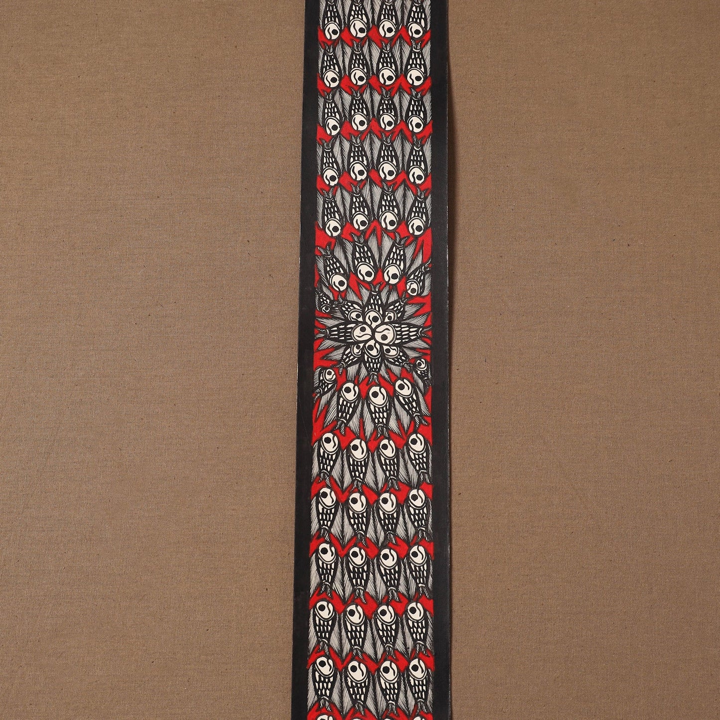 Handpainted madhubani painting by hira devi (22 x 3 in) 101